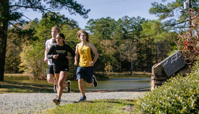 Students Running