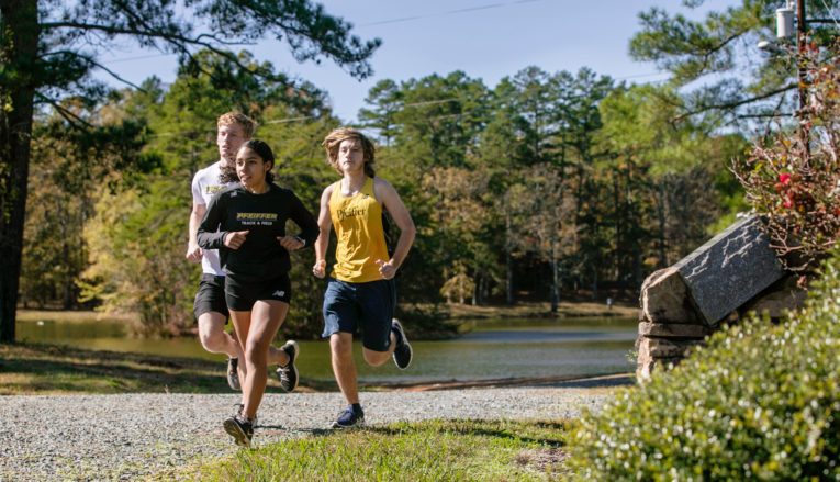 Students Running