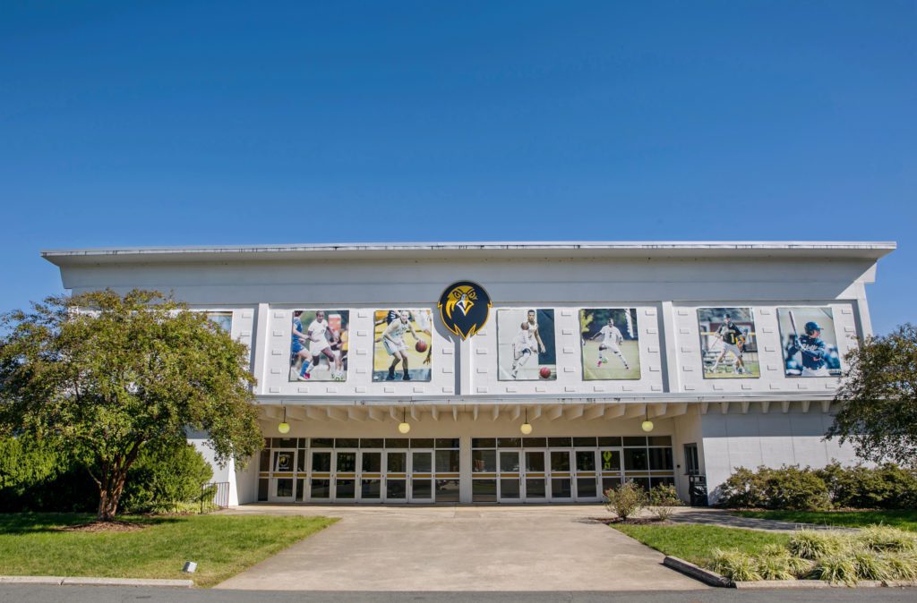 Outdoor view of Pfeiffer athletic facilities 