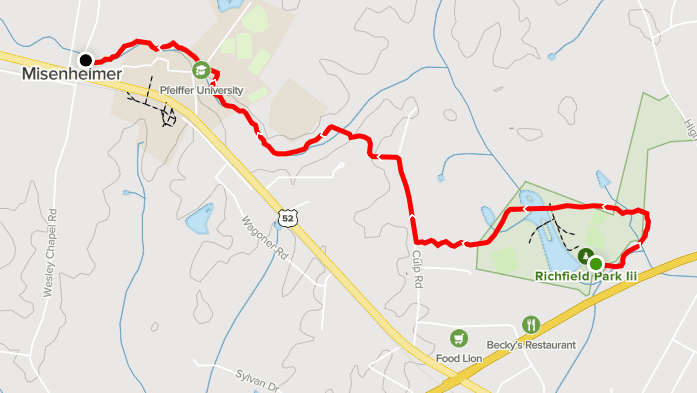 Falcon Trail Map