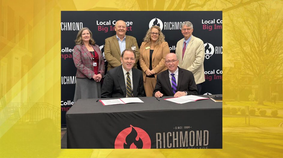Pfeiffer and Richmond Community College Sign Agreement